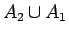 $\displaystyle A_2 \cup A_1$