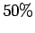 $50\%$