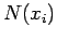 $N(x_i)$