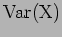 $\rm {Var}(X)$