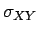 $\sigma_{XY}$