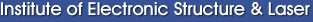 Institute of Electronic Structure & Laser